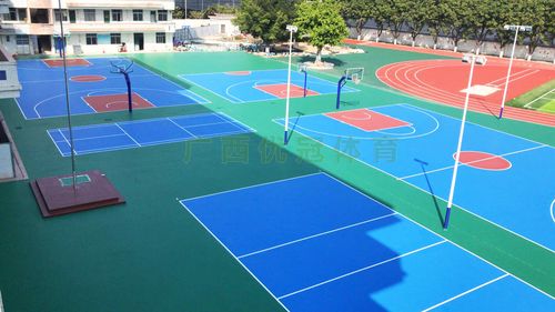 广西硅pu篮球场画线规范有哪些-广西优冠体育场地设施工程